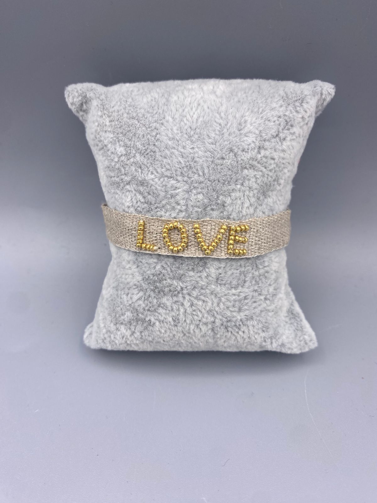 LOVE B-HI-G/S Cotton Yarn Bracelet - Brown Loft