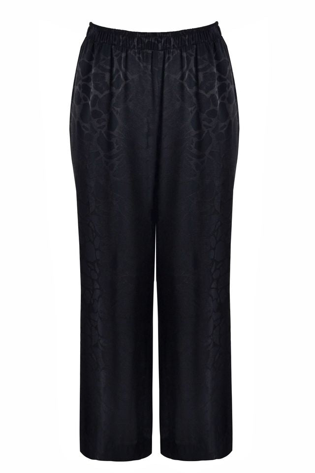 Lace Detail Shirt &amp; Wide-Leg Pants Set 8601.3060/2080