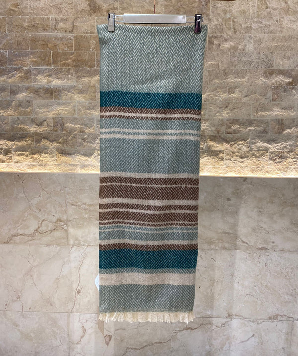 M38A35 Herringbone Lurex Scarf وشاح لوركس متعرجة