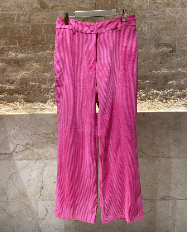 MF2414009 (Wide Leg Corduroy Pants) سروال قصير واسع الساق