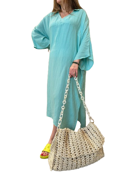 8101.7074 (Linen Kaftan Dress)