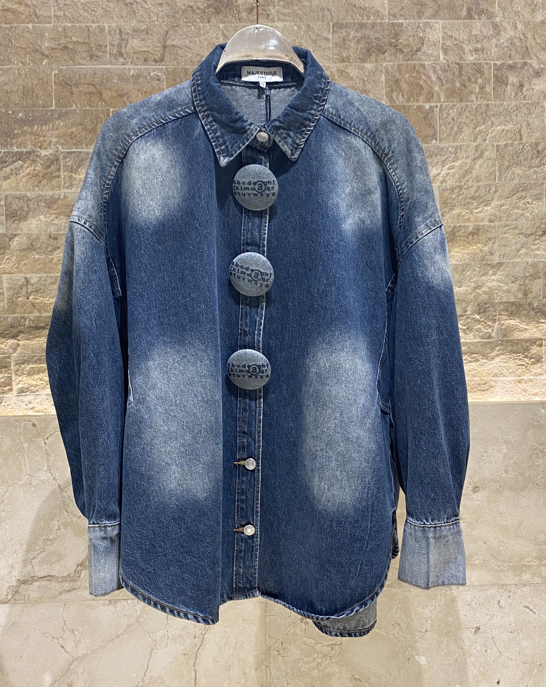 MJ263763 Denim Jeans Oversized Shirt