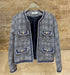 MJ84191 Tweed Chanel Style Jacket - Brown Loft