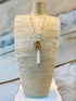 MOD 29 Pearl Beaded Chain Necklace قلادة من سلسلة خرز اللؤلؤ - Brown Loft