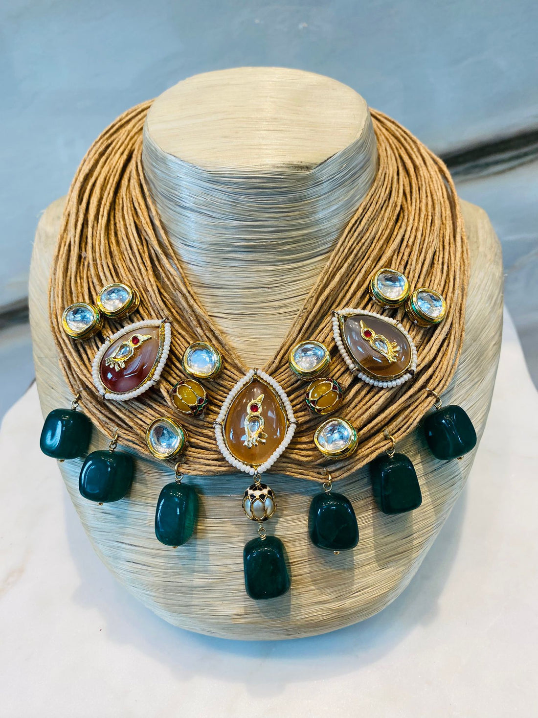 MOD 32A Cord Necklace قلادة الحبل - Brown Loft