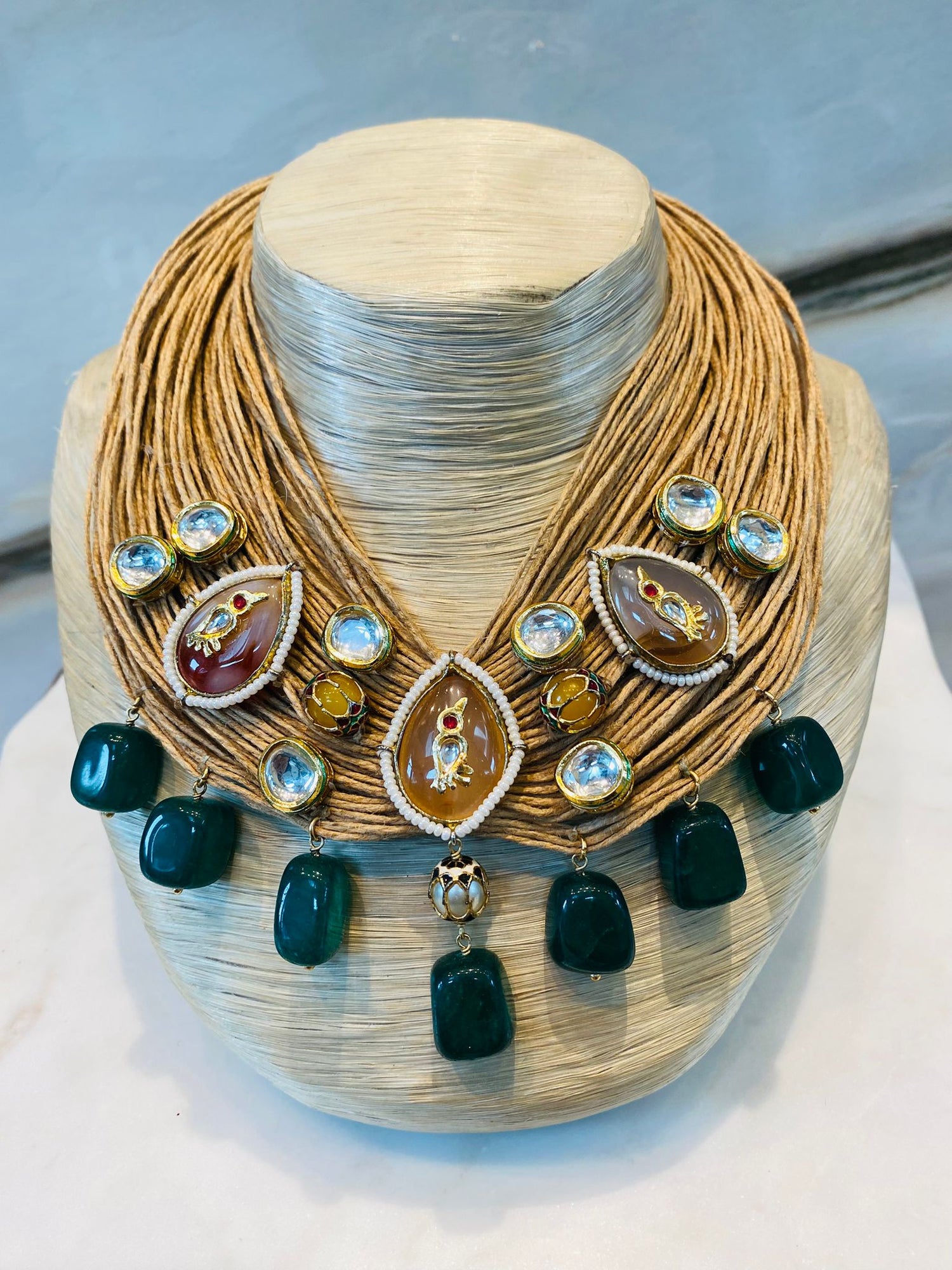 MOD 32A Cord Necklace قلادة الحبل - Brown Loft