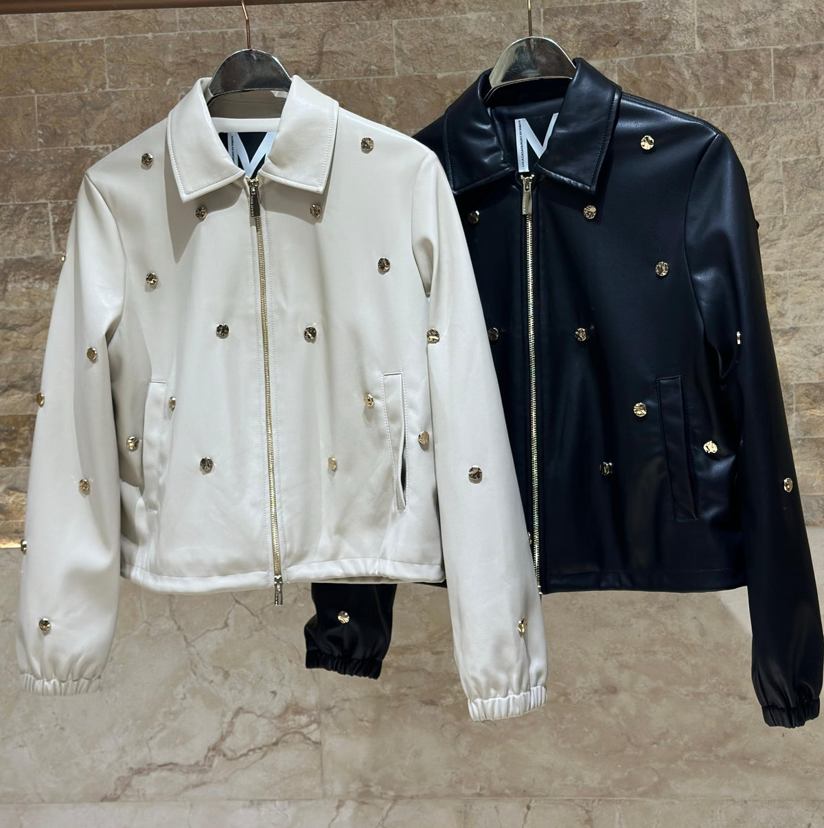 MS2602023 Faux Leather Jacket