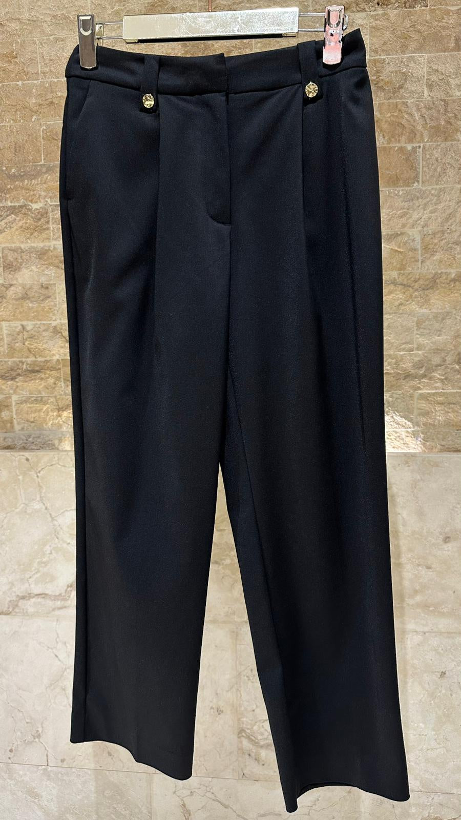 MS2614022 Wide Leg Pants - Brown Loft