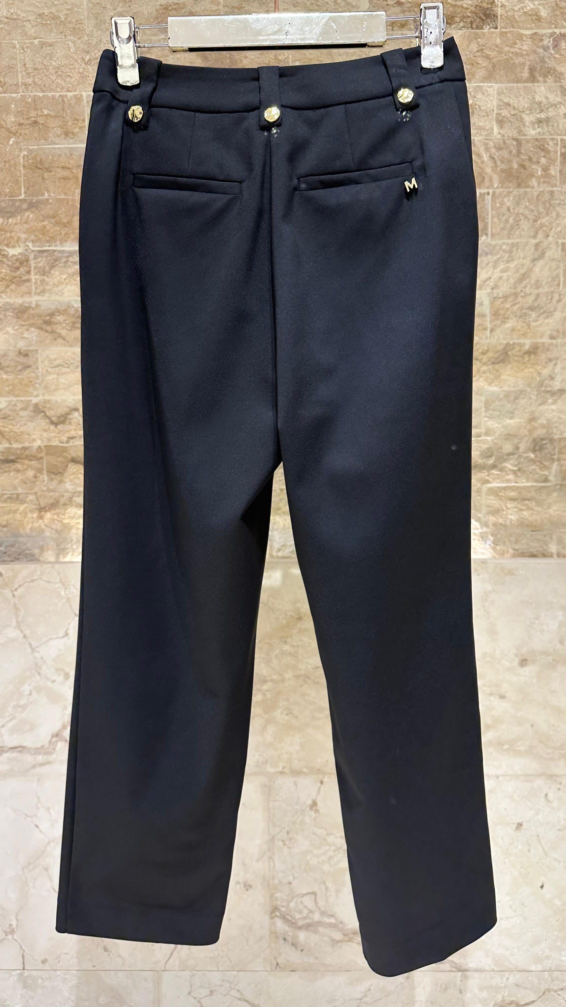 MS2614022 Wide Leg Pants - Brown Loft