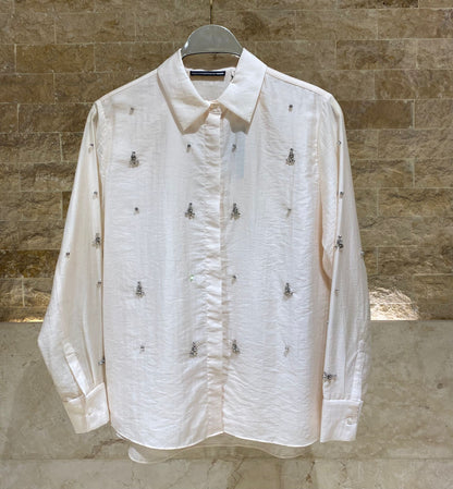 MS2615019 Oversized Shirt قميص واسع - Brown Loft