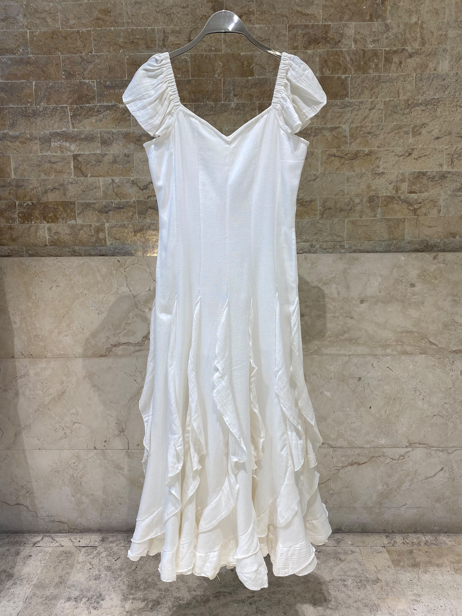 Maronda Bohemian Style Maxi Cut Cotton Dress