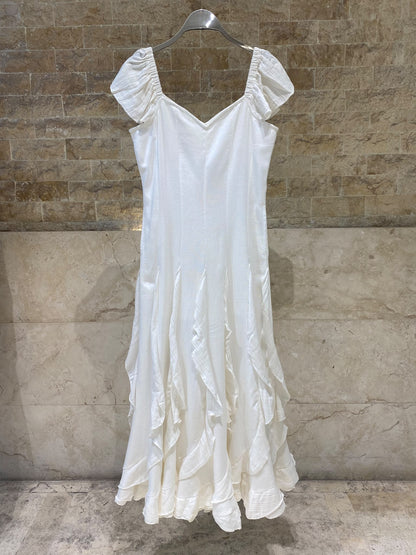 Maronda Bohemian Style Maxi Cut Cotton Dress