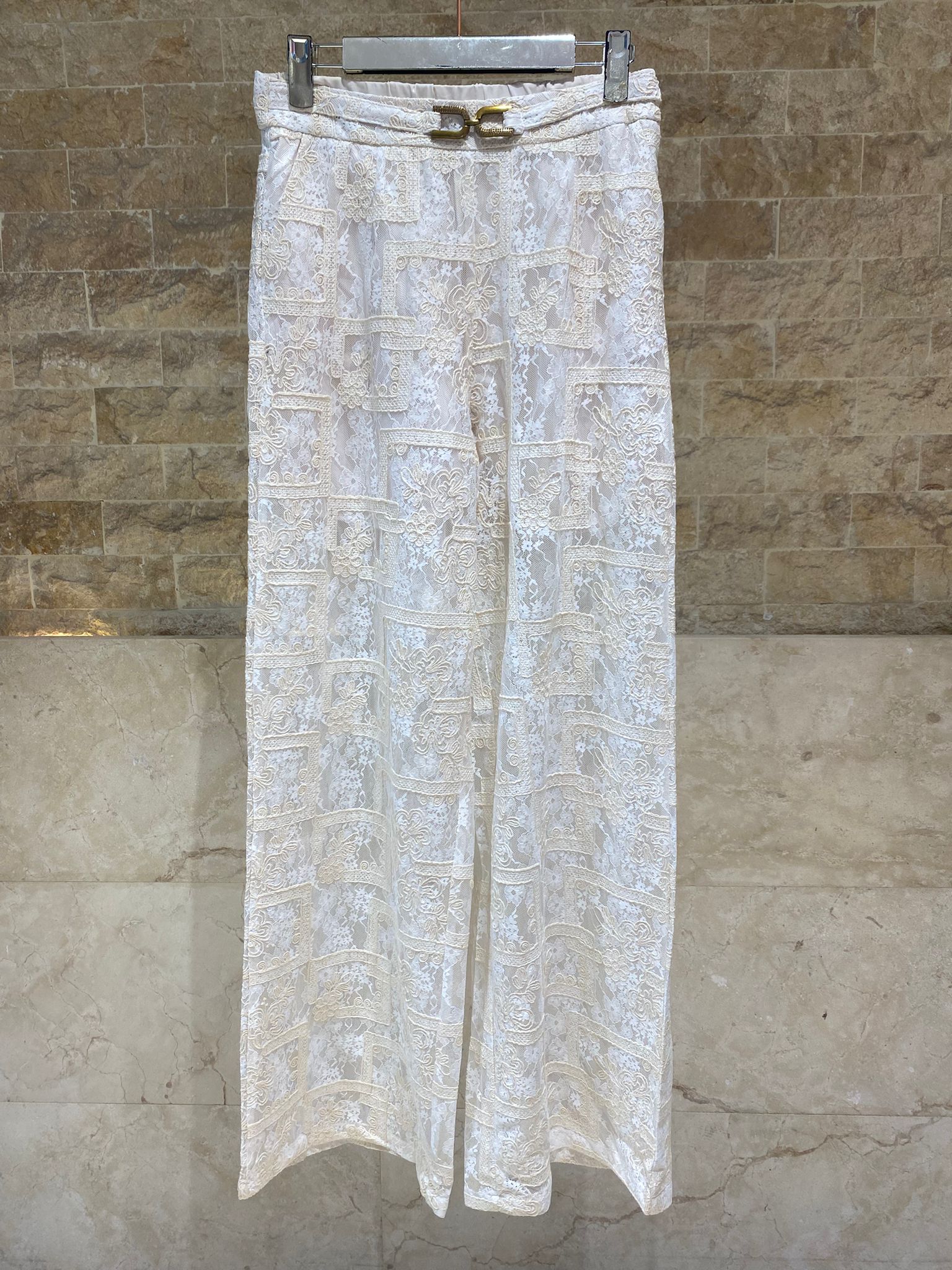 Mesha/Esther Lace Shirt and Pants - Brown Loft