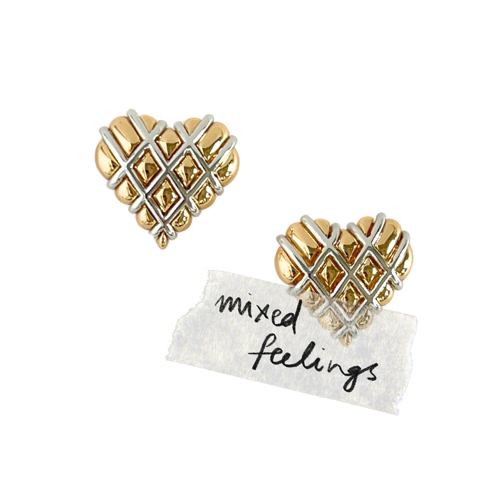 Mixed Feelings Earrings - Brown Loft