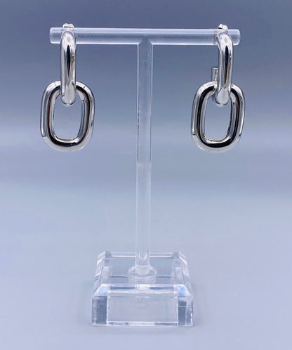 Oval Link Earrings - NF1064E-2