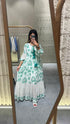Long Tiered Kaftan Dress - AWS2-693 - Brown Loft
