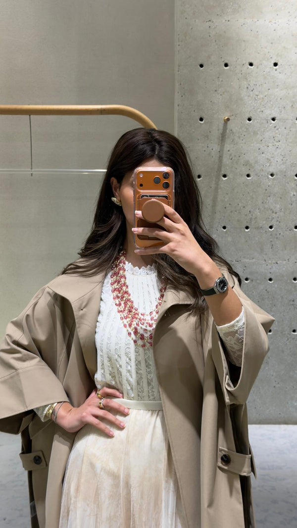 80971-1 Sheer Floral Lace Top بلوزة دانتيل زهري شفافة