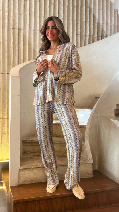 Knit Lurex Blend Pants 67897