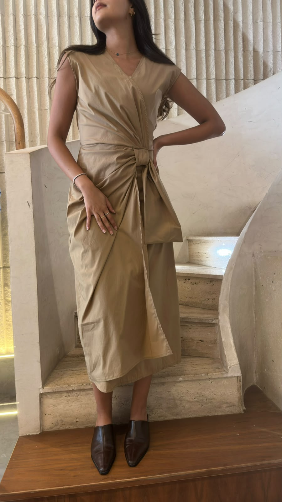 Sleeveless Wrap Dress TDM28526