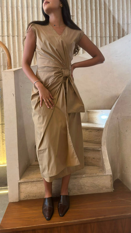 Sleeveless Wrap Dress TDM28526