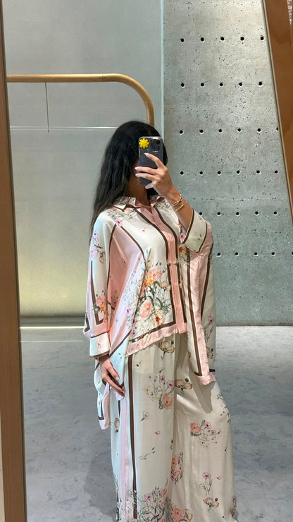 Satin Cape Shirt and Pants KD8871/99VS-6