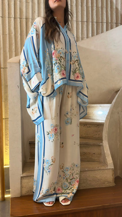 Satin Cape Shirt and Pants KD8871/99VS-6