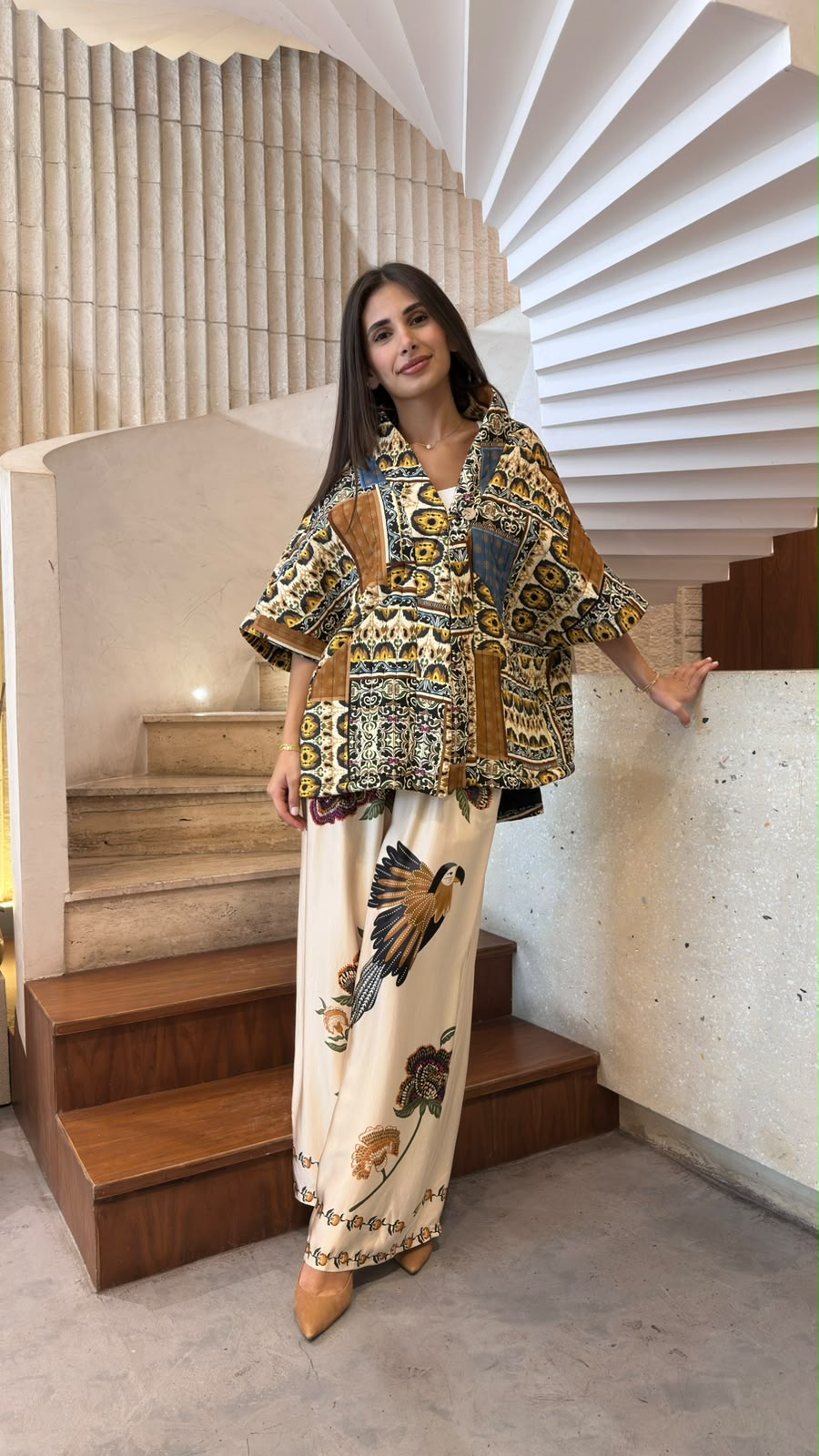 KD8285VS Wide Leg Pants
