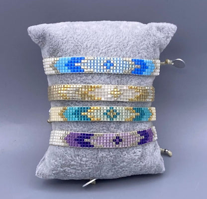 Peeky BE-XS Adjustable Braided Beads Bracelet