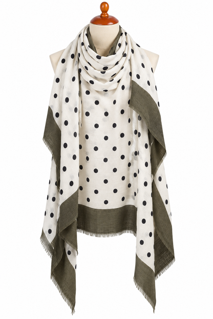 C211051 Polka Dot Scarf