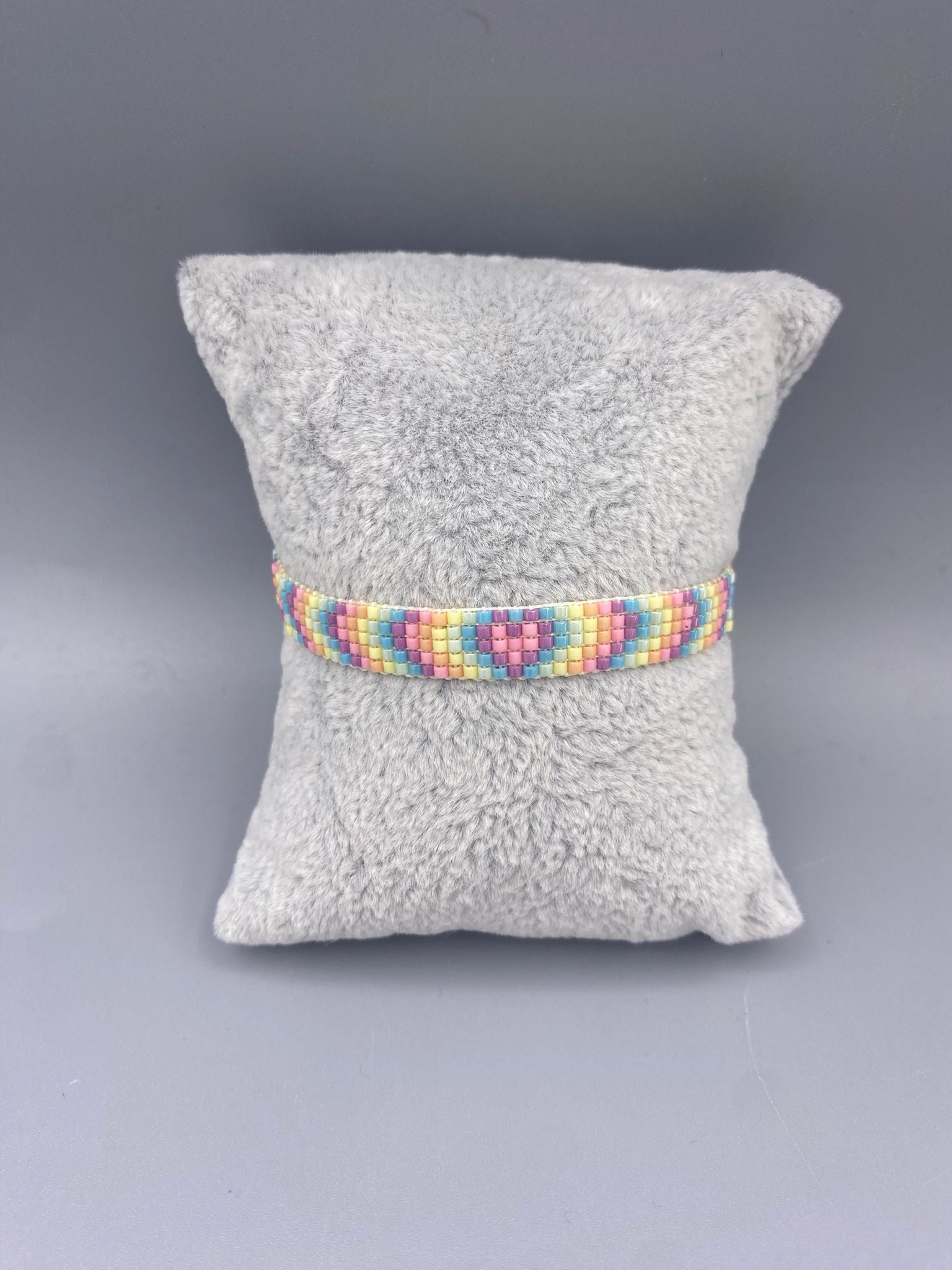 Psicodelic Heart XS Braided Bracelet - Brown Loft