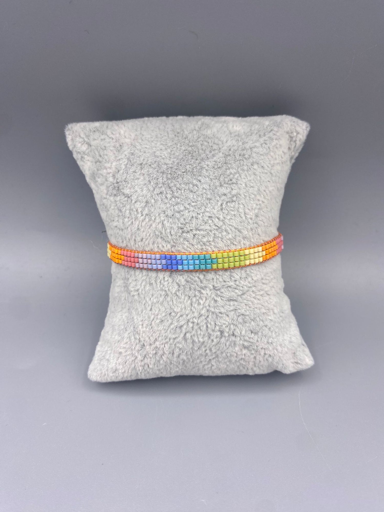 Rainbow Track 1116 Braided Bracelet - Brown Loft
