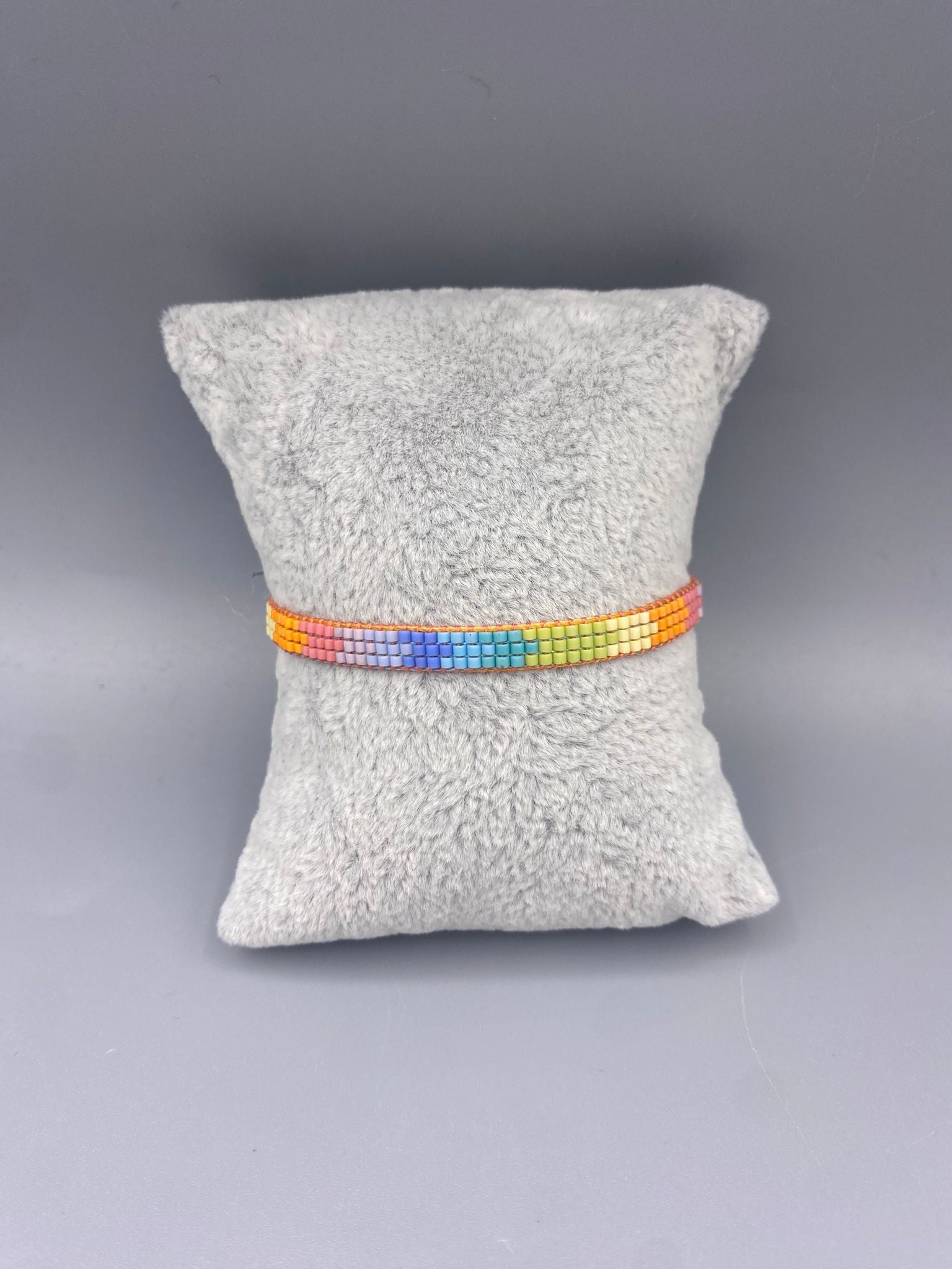 Rainbow Track 1116 Braided Bracelet - Brown Loft