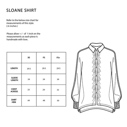 Sloane Set - Comfort Fit Shirt and Matching Pants - Brown Loft