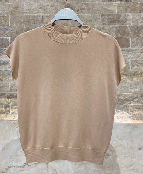 SVD6197 Crew Neck Sweater Knitted Top