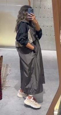 44-9004 Long Jacket with Hood جاكيت طويل مع غطاء محرك السيارة