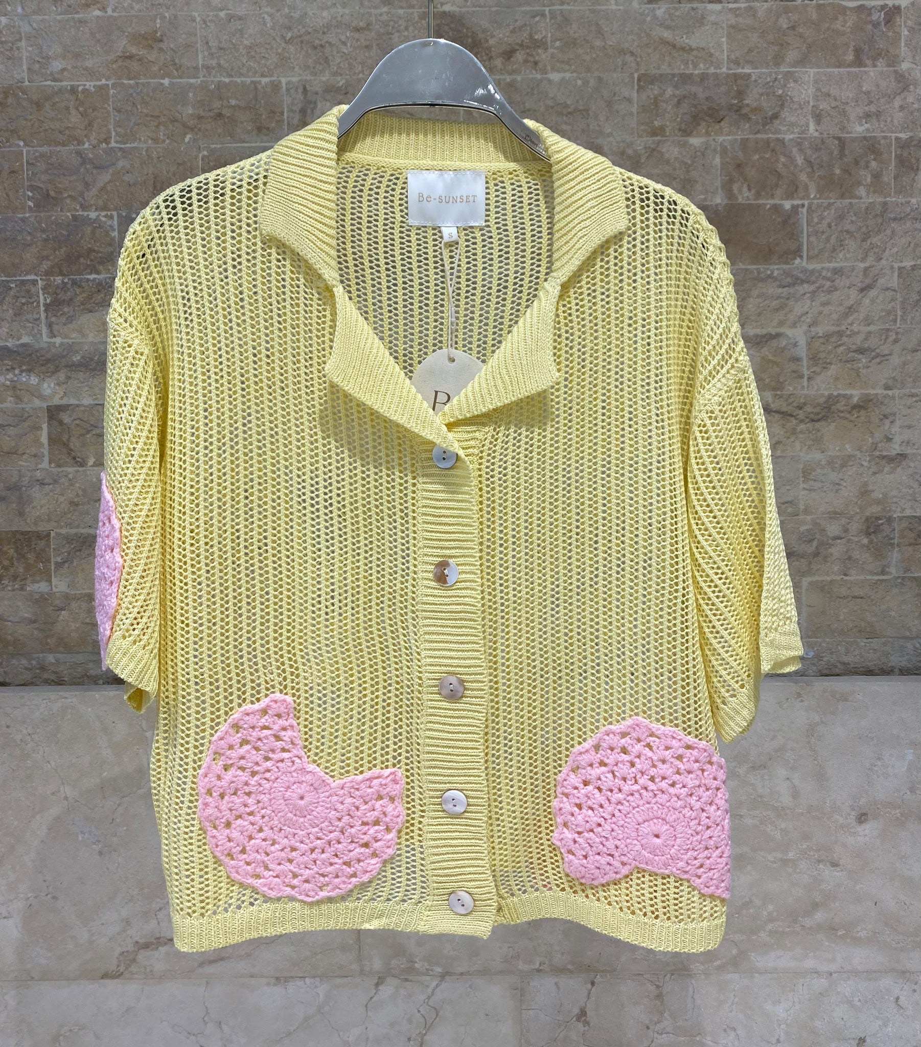 Shelina Knit Textured Shirt قميص محبوك ذو ملمس مميز