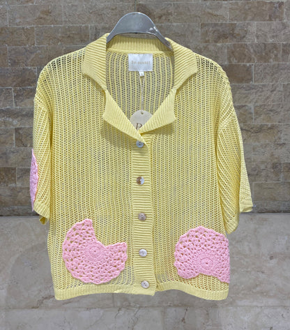 Shelina Knit Textured Shirt قميص محبوك ذو ملمس مميز