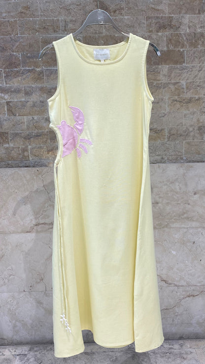 Solara Sleeveless Cotton Dress فستان قطن بدون أكمام