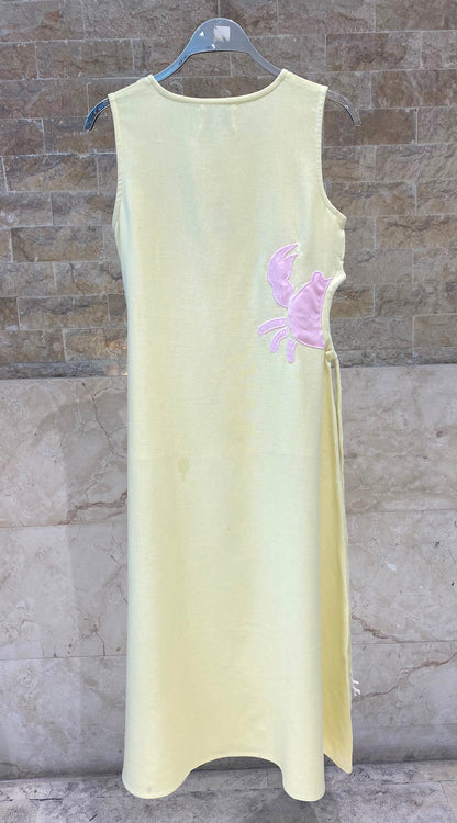 Solara Sleeveless Cotton Dress فستان قطن بدون أكمام