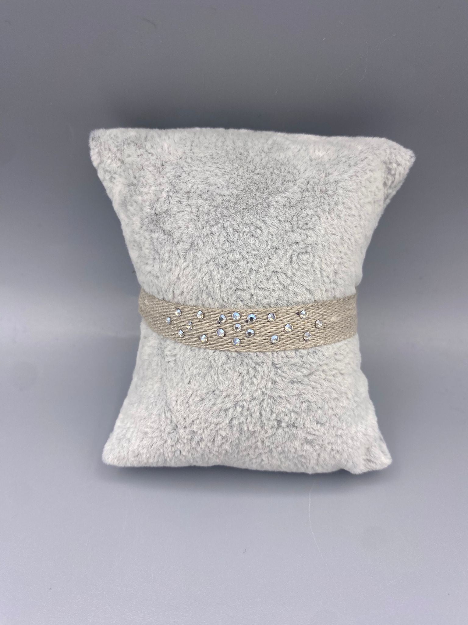 Sparkly Eye 11003 سوار شريط الكتان - Brown Loft