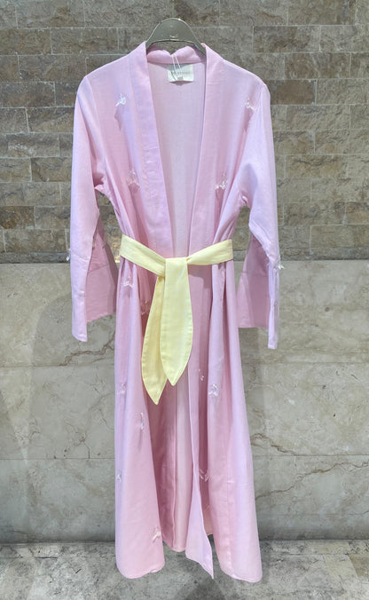 Stella Maxi Belted Kimono Robe رداء كيمونو طويل بحزام