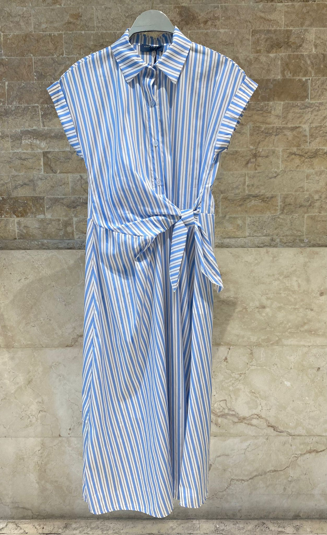 Striped Midi Dress TDM23824-7 فستان ميدي مخطط