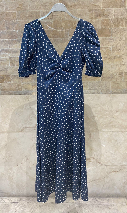 Polka Dot Midi Dress TDM30526