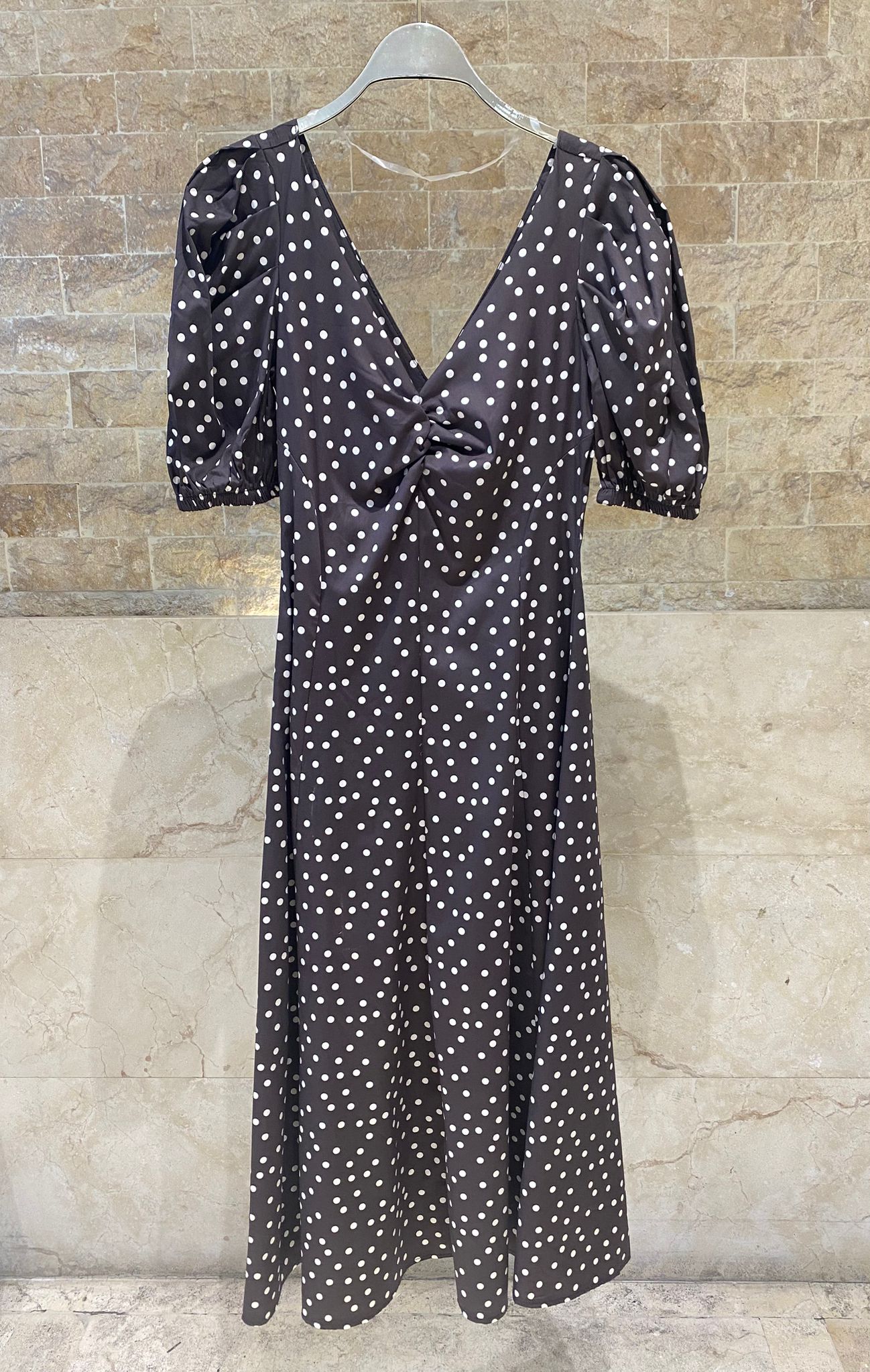 Polka Dot Midi Dress TDM30526