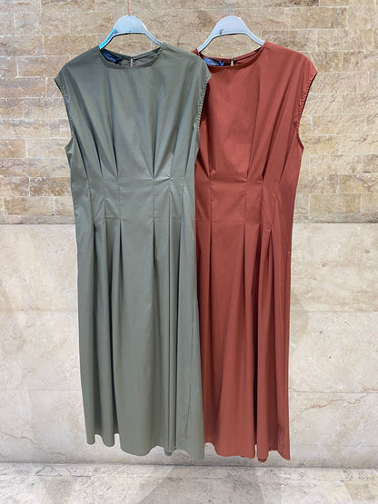 Structural Sleeveless Dress TDM30626