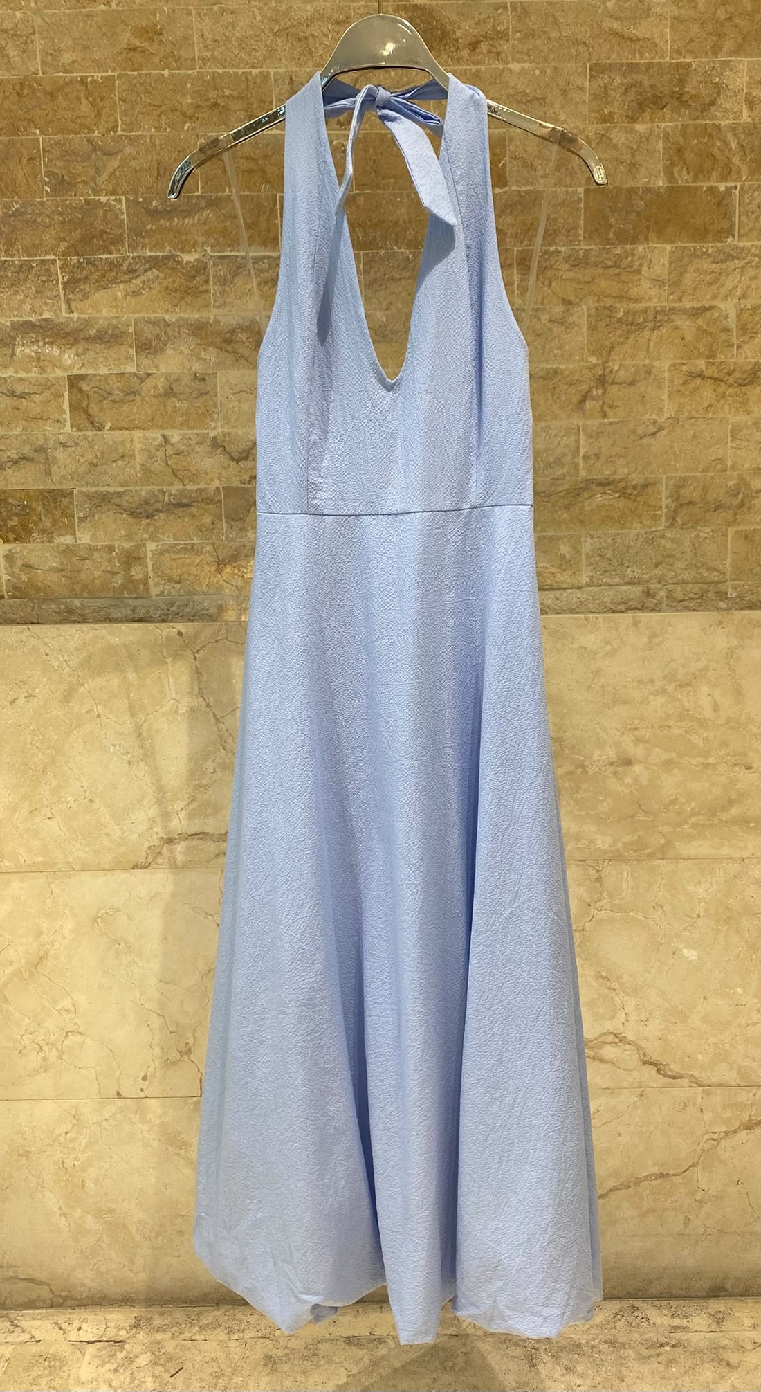 TDM58126PK Halter Neck Midi Dress