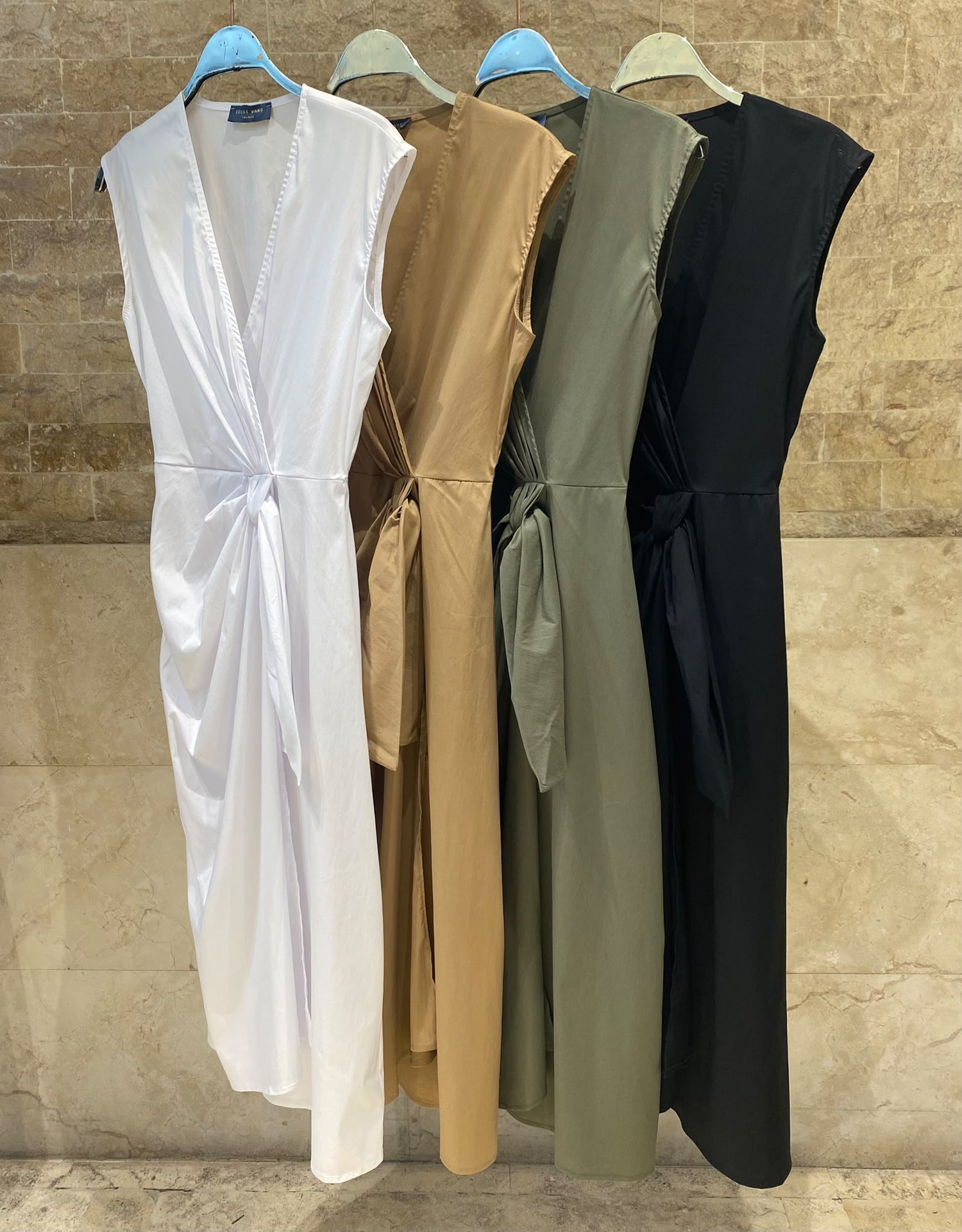Sleeveless Wrap Dress TDM28526