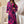 LS2416076 (Beads Neckline Long Printed Dress) الخرز العنق فستان طويل مطبوع
