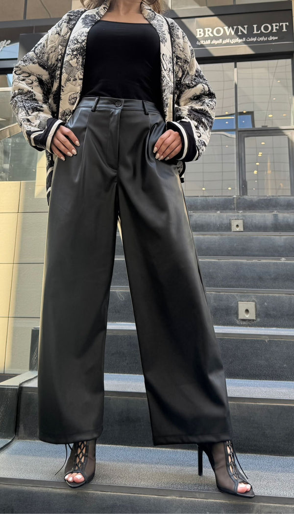 KE7903 Quilted Safari Printed Jacket سترة مبطنة مطبوعة بنقشة سفاري