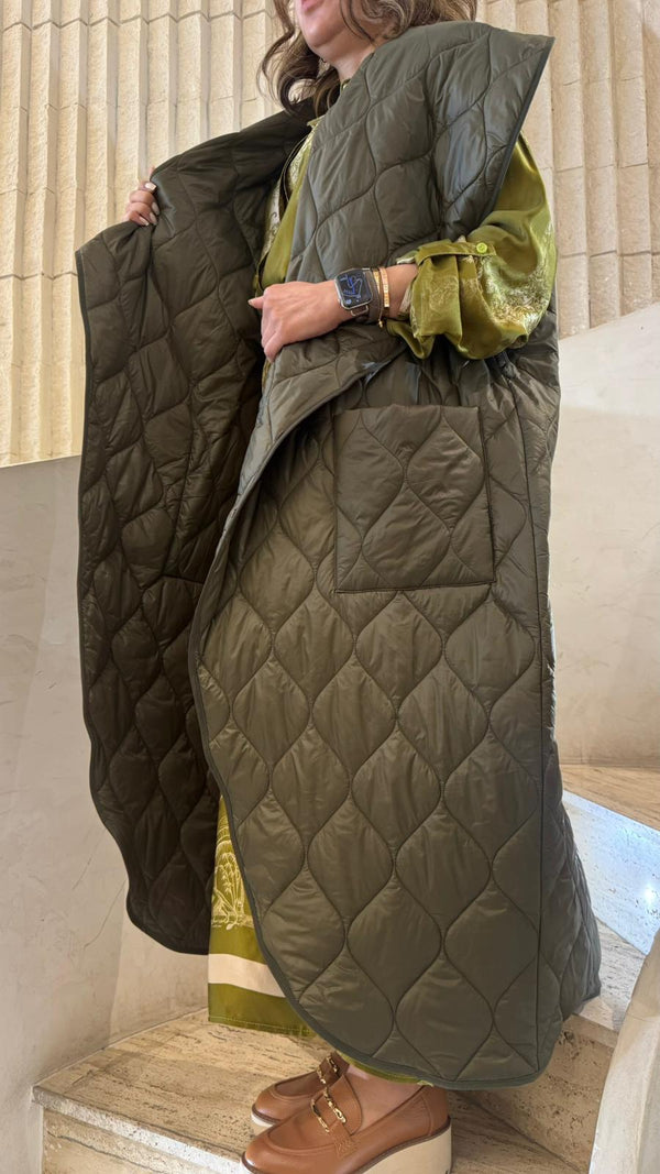 8401.3024 Wide Collared Puffer Vest سترة منتفخة ذات ياقة واسعة